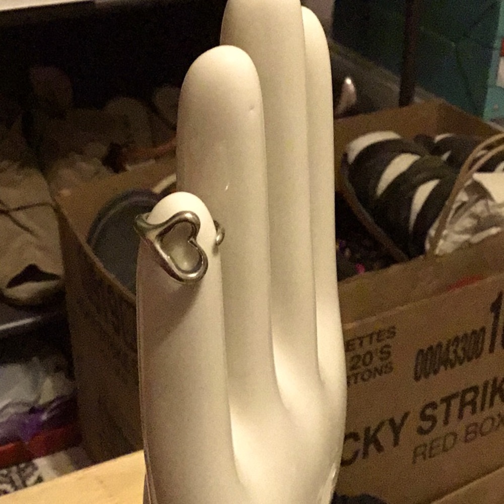 Tiffany open heart ring